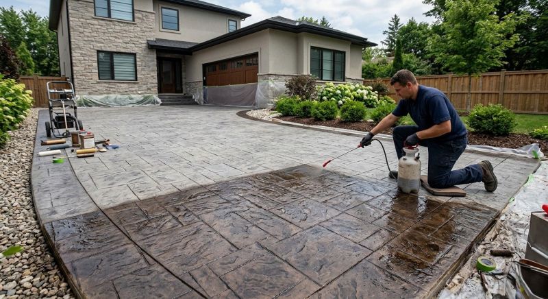 Concrete Staining Service in Corpus Christi, TX