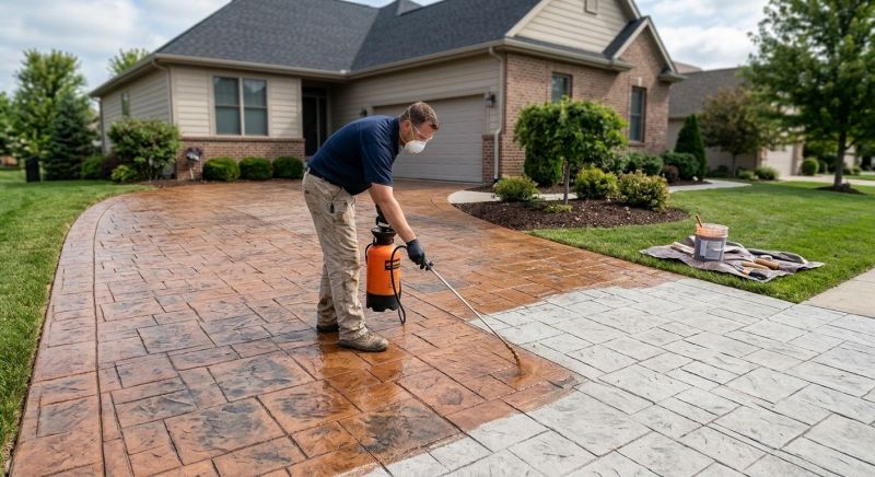 Driveway Staining in Corpus Christi, TX