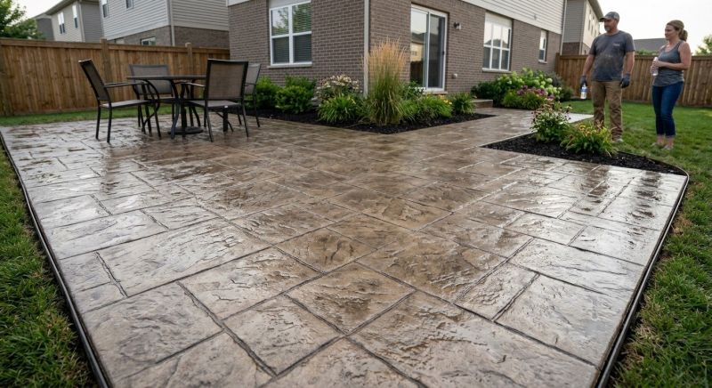 Stamped Concrete Service in Dallas, TX